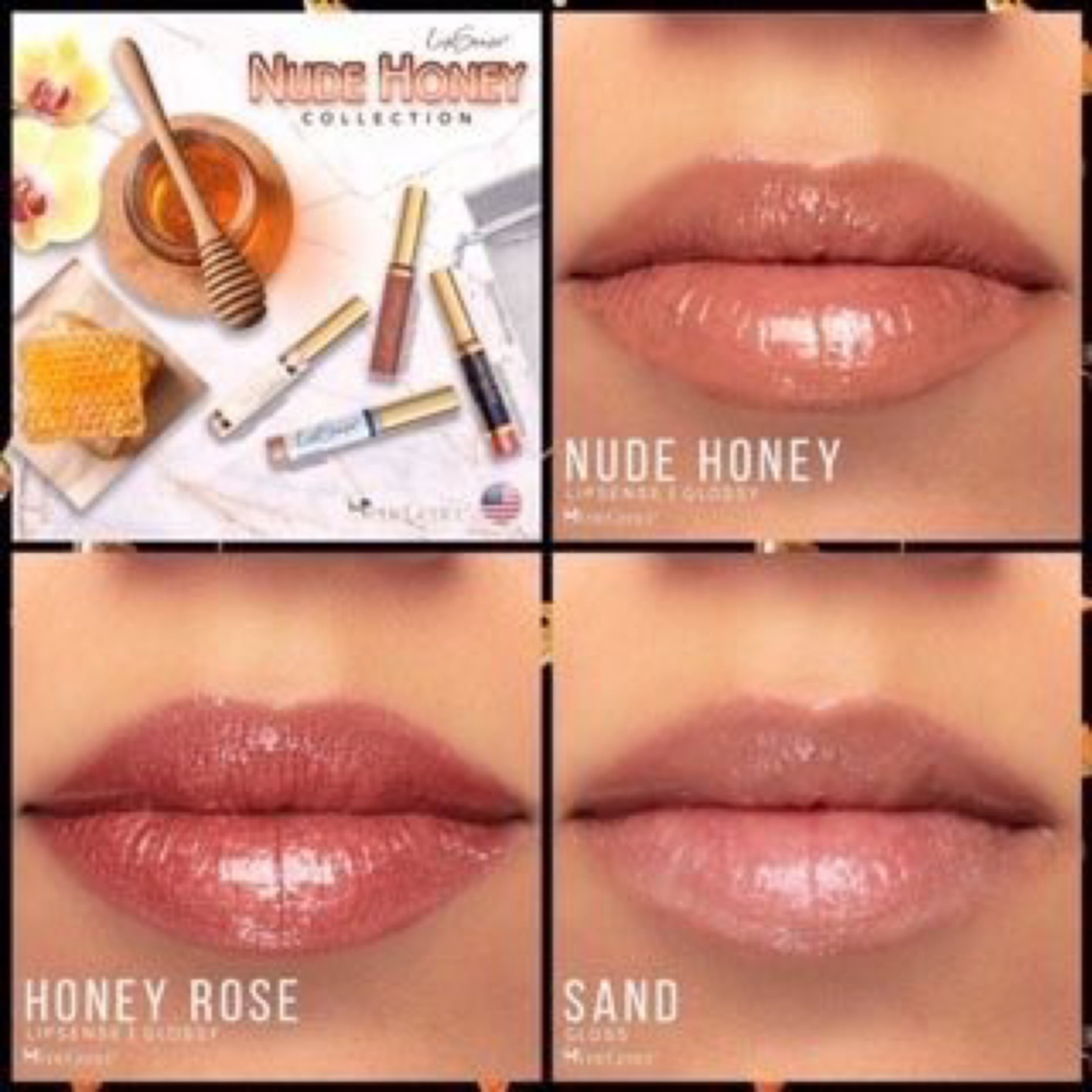 Nude Honey Lip Collection | Kiss & Makeup with Amanda Chase